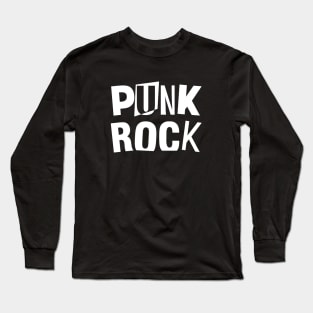 punk rock logo Long Sleeve T-Shirt